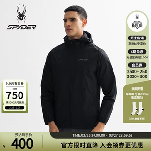 SPYDER蜘蛛春夏男子TRAINING舒爽防晒抗UV运动拉链夹克25ES119M