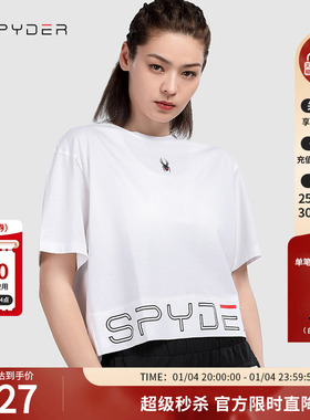 SPYDER蜘蛛雪服春夏女子MFO系列运动短袖T恤夏21MS404W