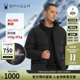 SPYDER蜘蛛秋冬男子SKI LIFE保暖羽绒服外套23EF219M