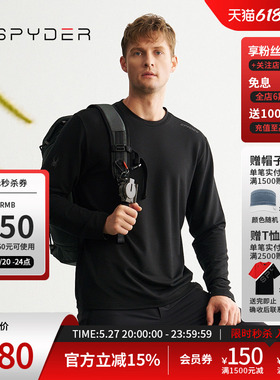 SPYDER蜘蛛秋冬男子MOUNTAIN LIFE户外休闲运动长袖T恤24MF409M