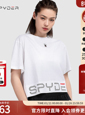 SPYDER蜘蛛雪服春夏女子MFO系列运动短袖T恤夏21MS404W
