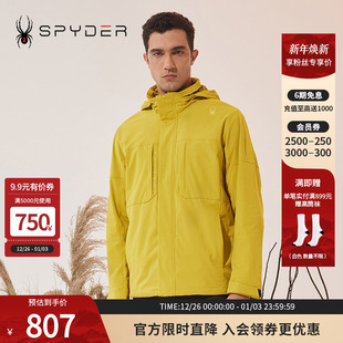 SPYDER新品 LIFE户外防风透气外套休闲弹力夹克23CF107M 男子URBAN