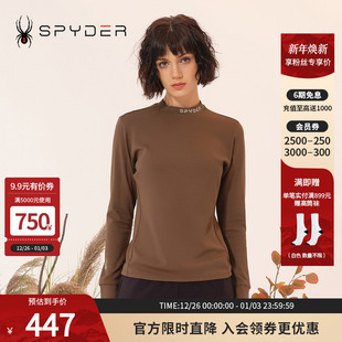 T恤23CF416W LIFE户外休闲长袖 SPYDER新品 女子秋冬保暖内衬URBAN