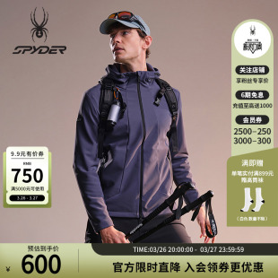 SPYDER蜘蛛秋冬男子MOUNTAIN LIFE户外运动连帽休闲夹克24EF103M