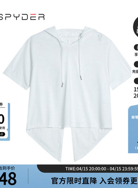 SPYDER蜘蛛春夏女TRAINING轻薄透气户外休闲运动短袖T恤24CS440W