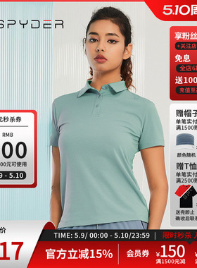 SPYDER【golf系列】女子翻领简约开叉356 STYLEPOLO衫23MS440W