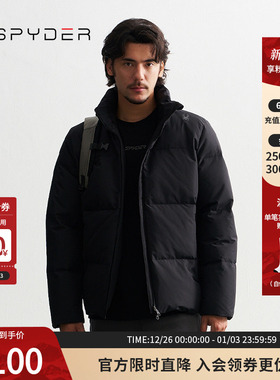 SPYDER蜘蛛秋冬男子MOUNTAIN LIFE保暖防水外套羽绒服24EF225M