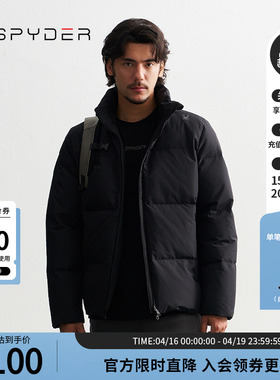 SPYDER蜘蛛秋冬男子MOUNTAIN LIFE保暖特氟龙防风羽绒服24EF225M