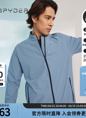 SPYDER蜘蛛男子立领拉链TRAINING夹克23CS119M