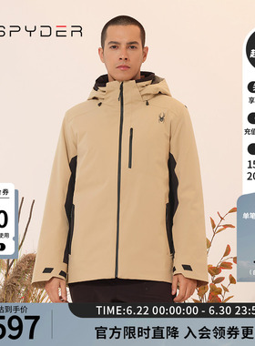 SPYDER蜘蛛秋冬男士SKI LIFE户外舒适时尚保暖滑雪服上衣23MF245M