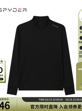 SPYDER秋冬新品女TRAINING系列舒适保暖休闲运动长袖T恤24CR406W