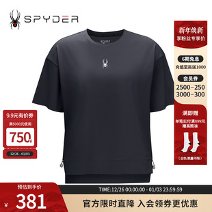 T恤24CS426W 女子TRAINING圆领透气运动短袖 SPYDER夏季 新品