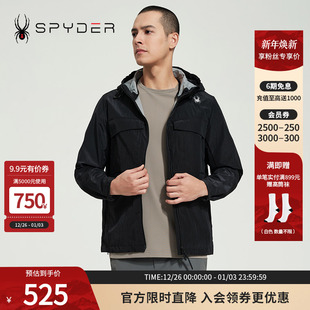 连帽外套24MS101M LIFE休闲夹克日常时尚 SPYDER新品 男子URBAN