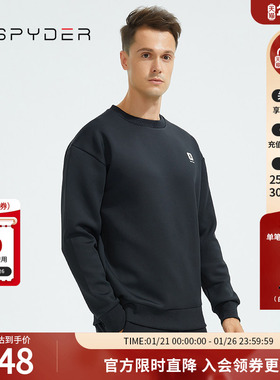 SPYDER蜘蛛秋冬男TRAINING时尚亲肤舒适运动套头圆领卫衣22CF313M