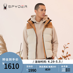 SPYDER新品 LIFE内搭户外背心23CF223M 夹克SKI 男子户外保暖无袖