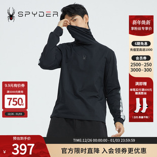 T恤22CF415M LIFE柔软亲肤透气长袖 SPYDER蜘蛛雪服新品 男子SKI