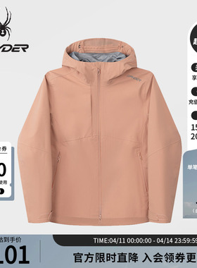 SPYDER蜘蛛秋冬女子MOUNTAIN LIFE防水夹克冲锋衣外套24CF112W
