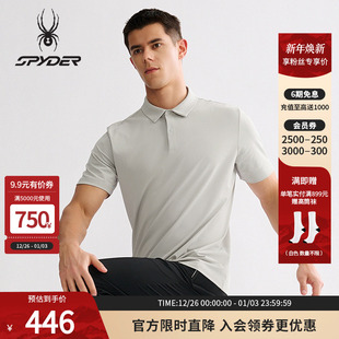 25MS023M POLO衫 SPYDER蜘蛛夏季 男子户外运动短袖