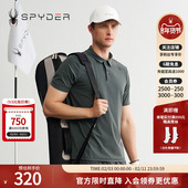 SPYDER蜘蛛春夏男子TRAINING弹力舒适运动短袖 POLO衫 T恤24ES487M