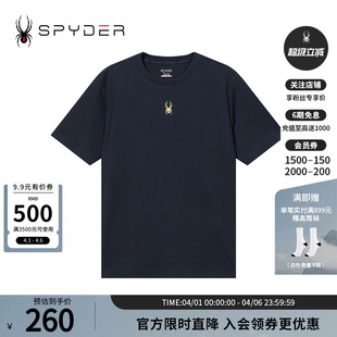 LIFE春夏休闲印花圆领短袖 T恤上衣24ES481M 男子URBAN SPYDER新品