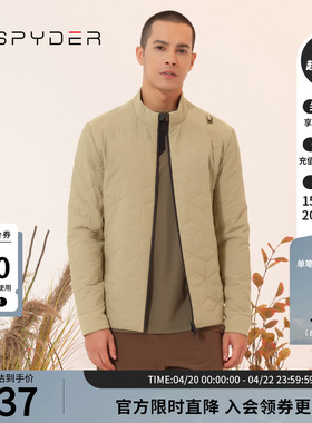 SPYDER蜘蛛秋冬男子TRAINING舒适保暖户外休闲棉服外套23CF225M