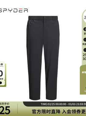 SPYDER夏季新品男子URBAN LIFE透气轻薄户外休闲运动裤子24MS505M