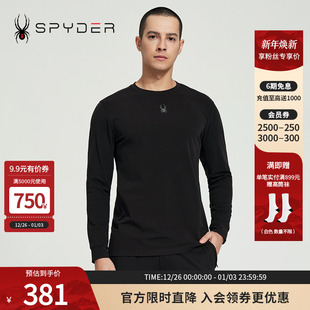 24CS427M T恤休闲圆领打底衫 SPYDER新品 男子TRAINING运动长袖