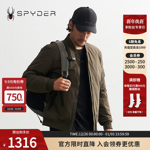 SPYDER蜘蛛秋冬男MOUNTAIN 羽绒服24CF211M LIFE轻薄保暖罗纹短款