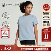 SPYDER蜘蛛春夏女子URBAN LIFE日常休闲纯色短袖 圆领T恤24MS448W