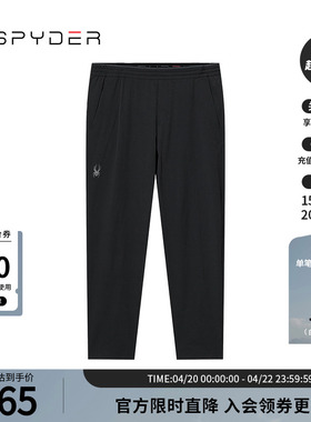 SPYDER蜘蛛春夏男TRAINING舒适户外运动休闲宽松直筒长裤24CS515M