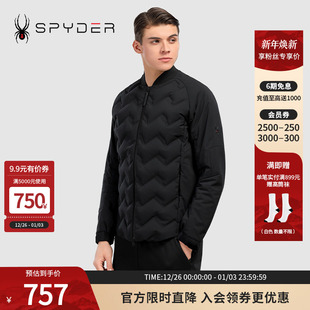SPYDER 21CF205M 蜘蛛雪服秋冬男子356STYLE水波纹梭织羽绒外套