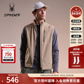 SPYDER蜘蛛春夏男子登山尼弹力立领机能梭织马甲背心02VO26101WM