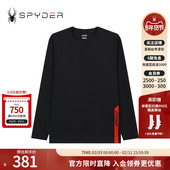 SPYDER秋冬新品 男TRAINING系列休闲舒适柔软运动长袖 T恤24CF401M