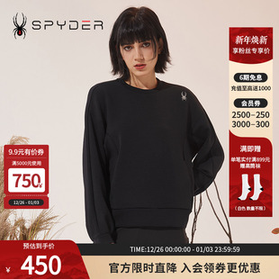 SPYDER新品 弹力卫衣23CF306W 女子TRAINING秋冬休闲宽松长袖