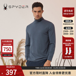 运动打底衫 LIFE圆领T恤卫衣长袖 23MR401M 男子URBAN SPYDER新品