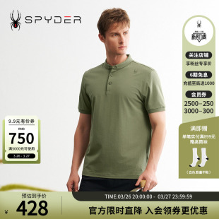 SPYDER蜘蛛春夏男子URBAN T恤24MS477M LIFE休闲透气复古运动短袖