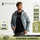 SPYDER蜘蛛秋冬男MOUNTAIN 连帽羽绒服24MF235M LIFE舒适保暖短款
