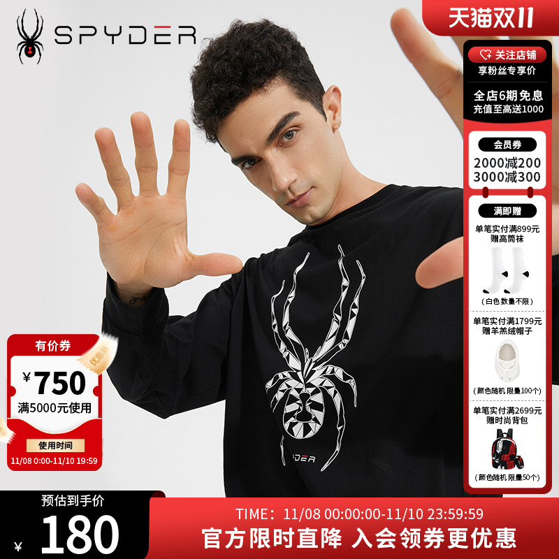 SPYDER长袖男女同款T恤