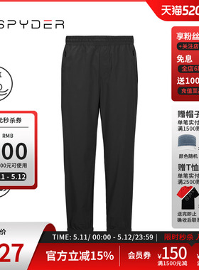 SPYDER蜘蛛春夏男TRAINING透气舒适轻薄户外休闲运动长裤24CS539M