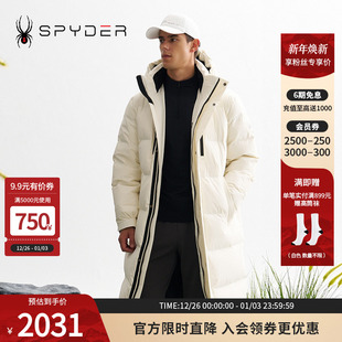 SPYDER蜘蛛秋冬男MOUNTAIN 保暖连帽羽绒服24CF215M LIFE舒适时尚