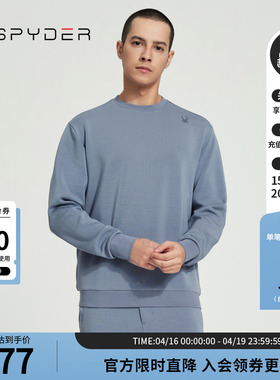 SPYDER蜘蛛春秋男子URBAN LIFE休闲运动宽松舒适圆领卫衣24MS315M