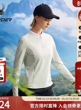 SPYDER夏季新品女子NATURE GOLF休闲运动短袖POLO衫25CS414W