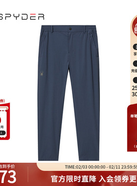 SPYDER蜘蛛春夏男子URBAN LIFE户外休闲运动宽松直筒长裤24MS513M