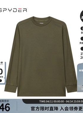 SPYDER蜘蛛秋冬男TRAINING舒适保暖休闲运动长袖T恤24CR419M