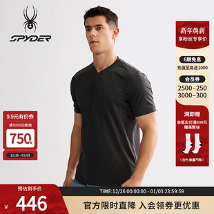 SPYDER蜘蛛男子户外运动休闲短袖 25MS025M POLOT恤衫