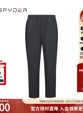 SPYDER蜘蛛春夏男子URBAN LIFE修饰腿型时尚弹性运动长裤24ES515M