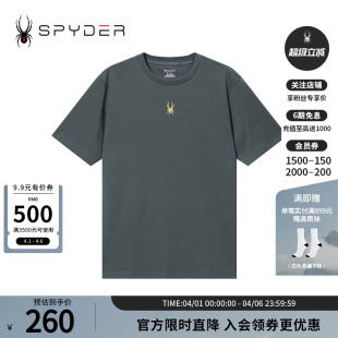 LIFE春夏休闲印花圆领短袖 T恤上衣24ES481M 男子URBAN SPYDER新品