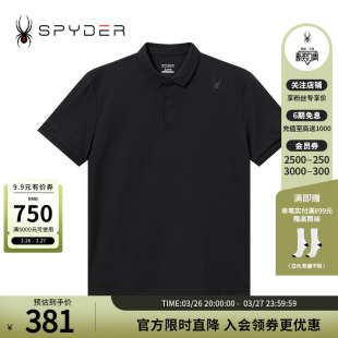 POLO衫 翻领短袖 24CS417M LIFE弹力针织修身 SPYDER蜘蛛春夏男URBAN