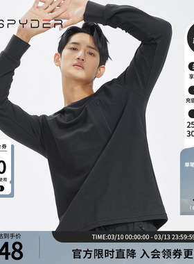 SPYDER蜘蛛秋冬男356 STYLE运动内搭简约舒适透气长袖T恤22CF409M