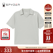 SPYDER蜘蛛春夏女子TRAINING运动休闲翻领POLO衫 短袖 T恤24CS424W